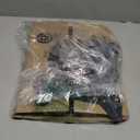 Hemudu Universal Swivel TV Stand/Base Table Top TV Stand for 21 to 50 inch TVs with 90 Degree Swivel, 4 Level Height Adjustable, Heavy Duty Tempered Glass Base, Holds up to 99lbs, HT02B-002