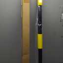 3.2-12 ft Telescopic Extension Pole with Utility Hook, Multi-Purpose Aluminum Pole for Painting, Dusting and New Year Window Cleaning Christmas Lights Installation Without a Ladder(Yellow)