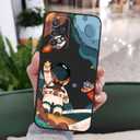 for Samsung Galaxy A52 5G Case, Creative Flower Designs Soft Silicone Drop Protective for Galaxy A52 and for Galaxy A52S 5G Phone Cover, Astronaut Black