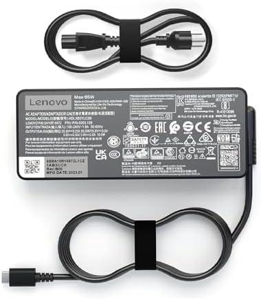 65W USB C Type c AC Charger Compatible with Lenovo ThinkPad T480 T480S ADLX65YLC3D 4X20M26268 ADLX65YLC2A ADLX65YAC2A ADLX65YCC2A ADLX65YDC2A Laptop Power Supply Adapter Cord