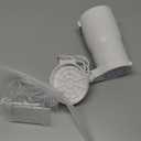 ARLION Electric Laundry Detergent Pump - Reusable Laundry Detergent Dispenser with Graduated Cup for Liquid Detergent, USB Rechargeable, Ideal for Laundry Room Organization (White)