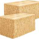 Fovths 2 Packs Luau Grass Table Skirt Fringe Dark Straw Grass Skirt 108 x 30 Inch Hibiscus Hawaiian Table Skirts Rectangle Tropical Luau Party Decorations for Hawaiian Decorations