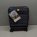 biaggi Runway Hybrid Expandable Underseat Carry-On Lightweight TSA-Approved Polycarbonate Travel Bag, Perfect for Getaways & Long Weekends (Expandable Underseater, Midnight Blue)