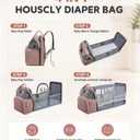 Diaper Bag Backpack with Changing Station, 25L Large Capacity