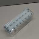 WIBIMEN Ice Cube Tray with Lid and Bin - Round Ice Trays for Freezer with Lid - Ice Cube Trays for Freezer with Ice Container (0.8"-2PACK Blue)