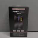 2026 TV Antenna Indoor Outdoor, 3200+ Miles Long Range for Local Channels, HDTV Antenna with Inline Amplifier for Smart TV - Clear Reception for 8K 4K 1080P, 26ft Cable (Medium, Black)