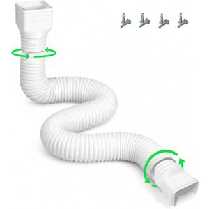 Expandable Rain Gutter Downspout Extension 16.5FT