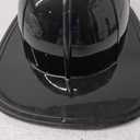 Dress Up America Firefighter Helmet - Fireman's Hat for Adults- Firefighter Costume Accessory - One Size Fits Most (Black)