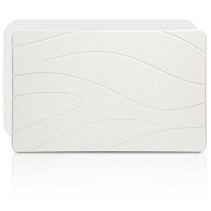 Extra Large Stone Bath Mat, 31.5 x 19.7 White Diatomaceous Earth Stone Shower Mat for Bathroom, Large Absorbent Bath Mats, Non-Slip Bathroom Floor Mat, Quick Dry, Easy to Clean