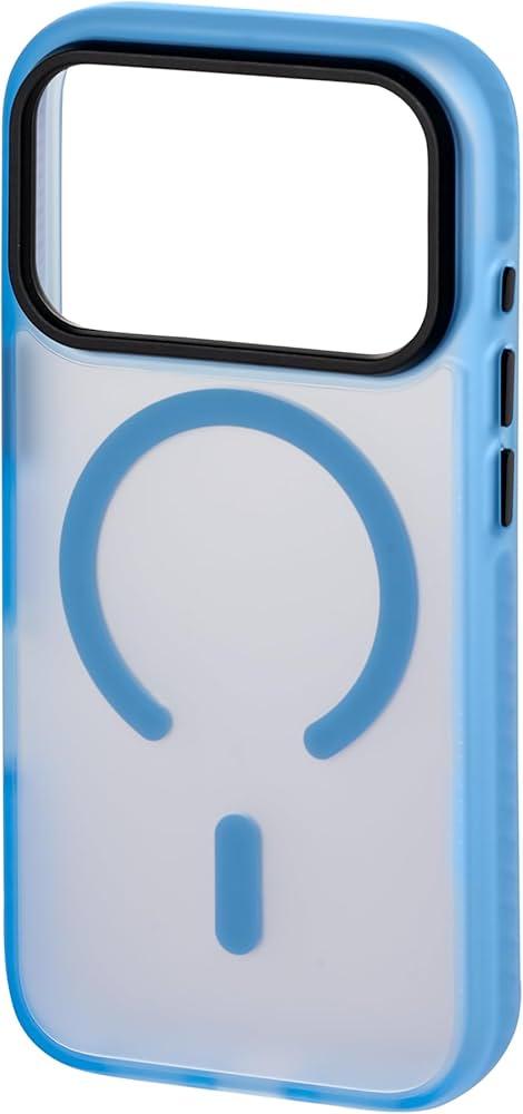 TORRAS Shockproof for iPhone 17 Pro Max Case with Camera Control Button, [12FT Military Grade Drop Protection] Soft Touch & Transparent Slim 17 Pro Max Case with DIY Buttons, Blue