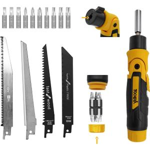 16-In-1 Multi Blades Hand Saw With Screw Driver (Manual Saw, Not Electric). For Cut Wood, Metel, Plastic, Sheetrock, Dry Wall Saw, Plywood, Sheetrock Saw. Portable Hand Saw, Screw Driver