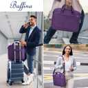 BAFFINA 17 17.3 Inch Laptop Shoulder Bag for Men Women,Waterproof Computer Carrying Case Messenger Bag with Strap for 17-18" HP Dell,Laptop Briefcase for Office business Travel College School,Purple