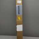 KAMANINA Double Curtain Rods for Windows 36 to 72 Inches (3-6 Feet), Champagne Gold Heavy Duty 1 Inch Double Curtain Rod, Telescoping Drapery Rod with Netted Texture Finials