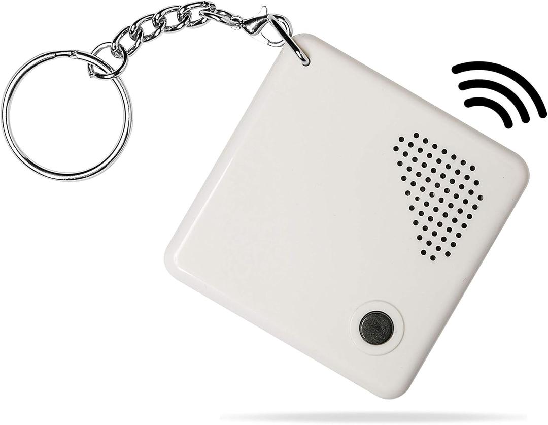Talking Clock Keychain for Blind - Clear North American English Voice, time and Day of the Week, Alarm, for Visually Impaired, Elderly or Blind