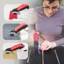 S&F STEAD & FAST Electric Box Cutter 4V, Cordless Electric Scissors for Cardboard, Power Cutter with Case for Crafts, Leather, Paper