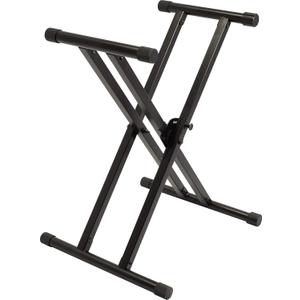 Ultimate Support IQ-X-3000 Heavy-Duty Double-Braced X-Style Keyboard Stand w/ Secure Memory Lock and 300 lbs Capacity