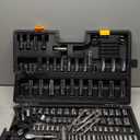 GEARWRENCH 185 Piece Mechanics Hand Tool Set - 1/4", 3/8, & 1/2" Drive | 90 Tooth | SAE & Metric | GW90MCBMTS