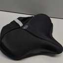 Wide Bike Seat Cover 13.5 x 10.5 Gel Padded Bicycle Cushion for YLG Saddle Anti-Slip, Medium Firm Support for Indoor & Outdoor Riding
