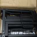 SNSLXH 4 Baskets 2-Tier Over The Sink Dish Drying Rack, 26.57"-35", Large Sink Rack for Kitchen, Extensible and Adjustable, Saving Kitchen Space