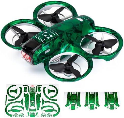 WRAPGRADE Skin Sticker Compatible with DJI NEO Full Wrap (Emerald Skull)