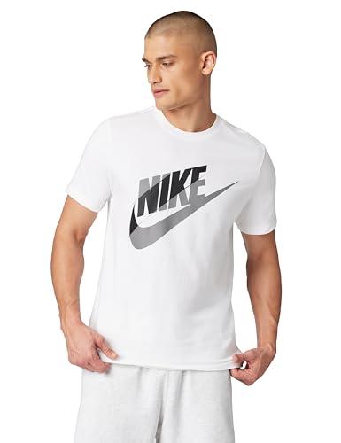 Nike Men's Sportswear T-Shirt Block Futura, White L