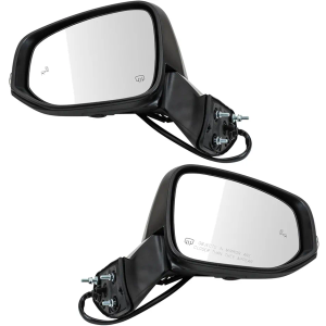 TRQ Mirror Set Compatible with 2020-2021 Toyota Highlander