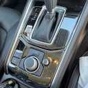 AOKIO Interior Center Console Gear Shift Panel Cover Trim for Mazda CX-5 CX5 Accessories 2017 2018 2019 2020 2021 2022 2023 2024 2025 (Stainless Black)