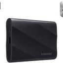 SAMSUNG T9 Portable SSD 2TB, USB 3.2 Gen 2x2 External Solid State Drive, Seq. Read Speeds Up to 2,000MB/s for Gaming, Students and Professionals,MU-PG4T0B/AM, Black (pack of 1)