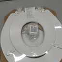 Mayfair NextStep2 Toilet Seat with Built-In Potty Training Seat, Slow-Close, Removable that will Never Loosen, Round, White