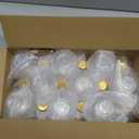 18 Pcs 6 oz Spherical Plastic Potion Bottles Ball Shape Sand Art Bottles with Funnel Christmas Booze Balls Cocktail Ornament Balls Candy Jar for DIY Wedding Party Crafts Decoration(Gold, Aluminum Cap)
