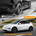 2026 Mud Flaps for Tesla Model Y Juniper Accessories Front and Rear ABS Mud Guards Set of 4, Includes All Hardware Installation Tools Accessories (Model Y Juniper 2025+)