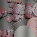 Roowest 18 Pcs 13.78'' Pastel Large Candy Christmas Decorations Giant Lollipop Tree Decorations with Sticks Candy Cane Christmas Ornaments Pink and White Xmas Hanging Decor for Birthday Party Wedding