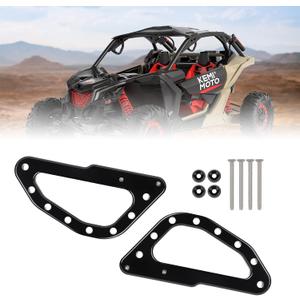 KEMIMOTO UTV X3 Grab Handles Roll Bar Aluminum Grab Handles Compatible with Can-Am Maverick X3 XDS XRS XMR XRC Turbo R RR 2017 2018 2019 2020 2021 2022 2023 2024 Roll Cage Heavy Duty 2 Pack