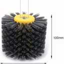 SIGNI Abrasive Nylon Drawing Wheel Drum Burnishing Polishing Brush for wooden furniture floor polishing 120X100mm 320 Grit 1pack