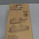 LEVERLOC Shower Caddy Suction Cup, 2 Pack suction shower shelf with Hooks & Soap holder, NO-Drilling Bathroom Holder, Rustproof bathroom organizer, Black