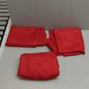 Sancua Rectangle Tablecloth - 60 x 84 Inch - Stain and Wrinkle Resistant Washable Polyester Table Cloth, Decorative Fabric Table Cover for Dining Tables, Buffet Parties, Christmas Red