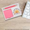 Thank You Principal Gifts for Women Men, Inspirational Desk Organizer for Principals Day Retirement Birthday Back to School Recognition Congratulations promotion, Desk White Note Pad Holder MT19