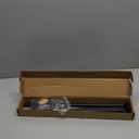 2 Pack Magnetic Curtain Rod for Metal Door, Adjustable 16 to 30 Inch, 1/2 Inch Diameter, French Door Magnetic Curtain Rods with Hooks (Black)