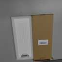 Faucet Mat for Kitchen Sink - 23.6" Diatomite Fast Drying Stone Sink Tray Absorbent Mat Faucet Splash Guard for Kitchen Sink and Bathroom Counter Drying Mat (White, 23.6"x 3.9")