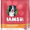 IAMS Proactive Health Minichunks Adult Dry Dog Food with Lamb & Rice, 15 lb. Bag