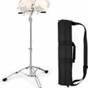 Leinuosen Bongo Stand Elliptical Legs and Storage Bag Adjustable Height 20" to 46" Secure and Stable for Bongo Drums
