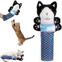 Cat Toys, Cat Wrestler, Cat Wrestling Karate Kitty Puppet, Hand Puppets with Tough Padding for Safe Play, Boredom Durable Plush Stuffed Animal Toy for Cats