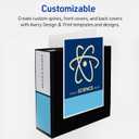 Avery Heavy-Duty View 3 Ring Binder, 4 Inch One Touch EZD Rings, 780-Sheet Capacity, 4.5 Inch Wide Spine, Customizable Clear Cover and Spine, 1 Green Binder (79110)