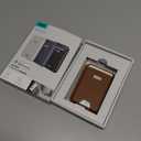 ESR Geo for MagSafe Wallet with Full Find My Functionality, 5 Card Holder, RFID Blocking, Adjustable Stand, Magnetic Wallet for iPhone 17e/17/16/15/14/13/12 Series, Not for 13/12 Mini, Brown