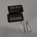 2 for Chamberlain LiftMaster Craftsman Garage Door Opener Remote 893LM 893Max 971LM Universal (Black)