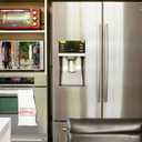 Cohoo Home Stainless Steel Contact Paper Peel and Stick Countertop Silver Stainless Steel Wallpaper for Kitchen Backsplash Self Adhesive Wallpaper Dishwasher Fridge Appliances Cover 17.7inW 393inL