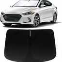 Windshield Sun Shade for Hyundai Elantra 2017-2020, Car Front Window Sunshade with 240T Sun Visor Protector Blocks UV Rays Heat Sun Shield Accessories