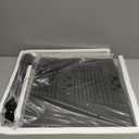 42lbs Patio Umbrella Base with Wheels - Heavy Duty Outdoor Patio Market Umbrella Stand for Deck with Rollers, Poolside, Balcony, Wind-Resistant Design, Black