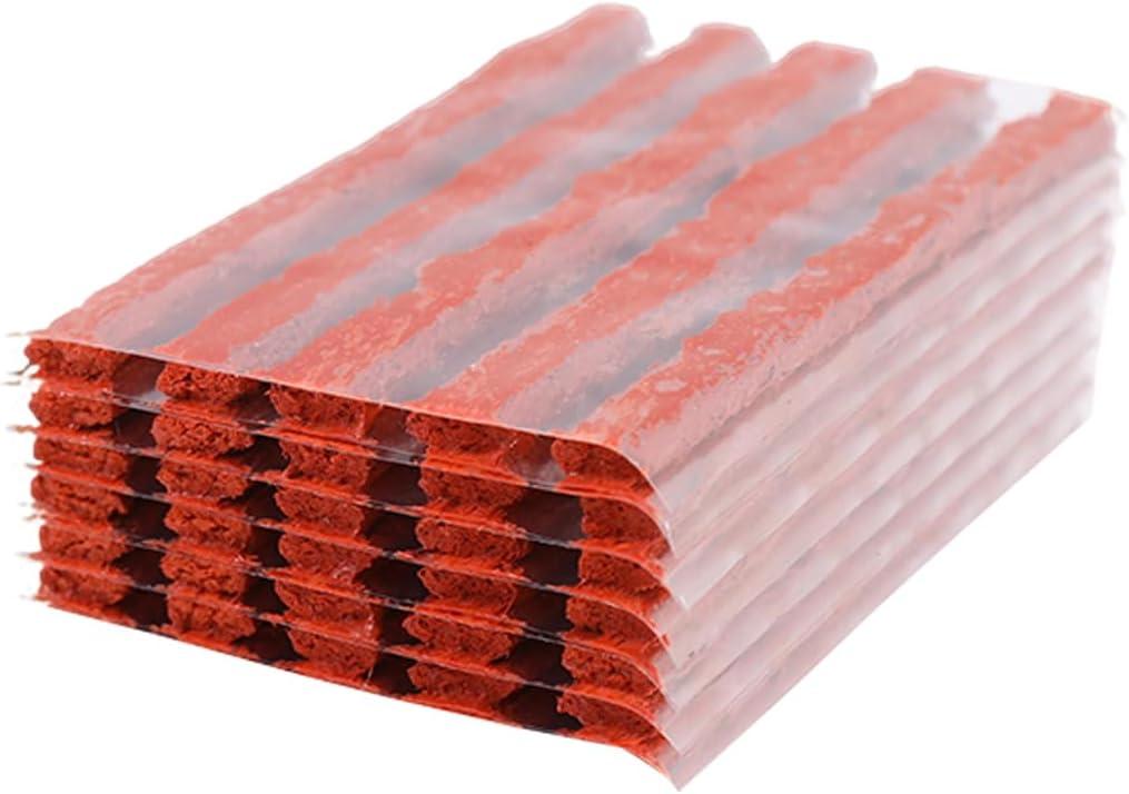 Red 3.94 * 0.24inch Safety Seal Tire Plugs Tire Repair Plugs for Tubeless Tires (30pcs)