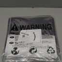 YOUDENOVA Hanging Closet Organizer and Storage, 6-Shelf Closet Hanging Storage Shelves, Grey